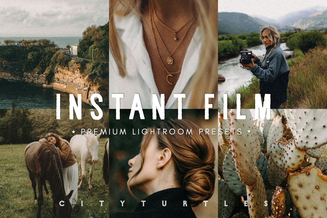 INSTANT FILM Retro Grain Lightroom Presets