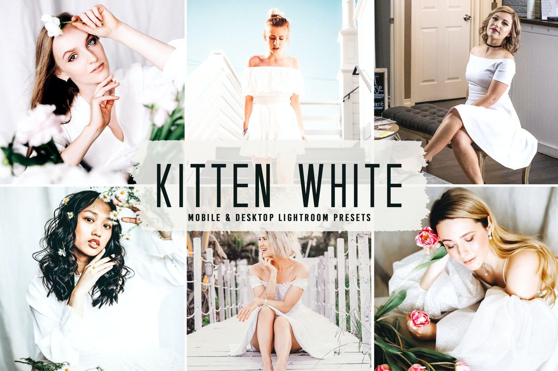 Kitten White Mobile & Desktop Lightroom Presets