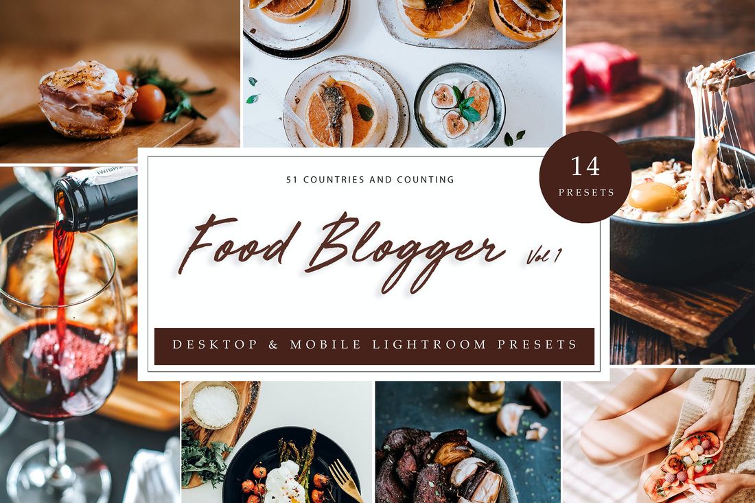 Lightroom Presets Food Blogger Vol. 1