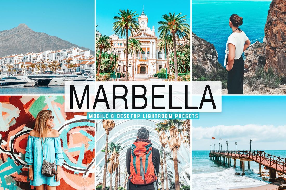 Marbella Mobile & Desktop Lightroom Presets