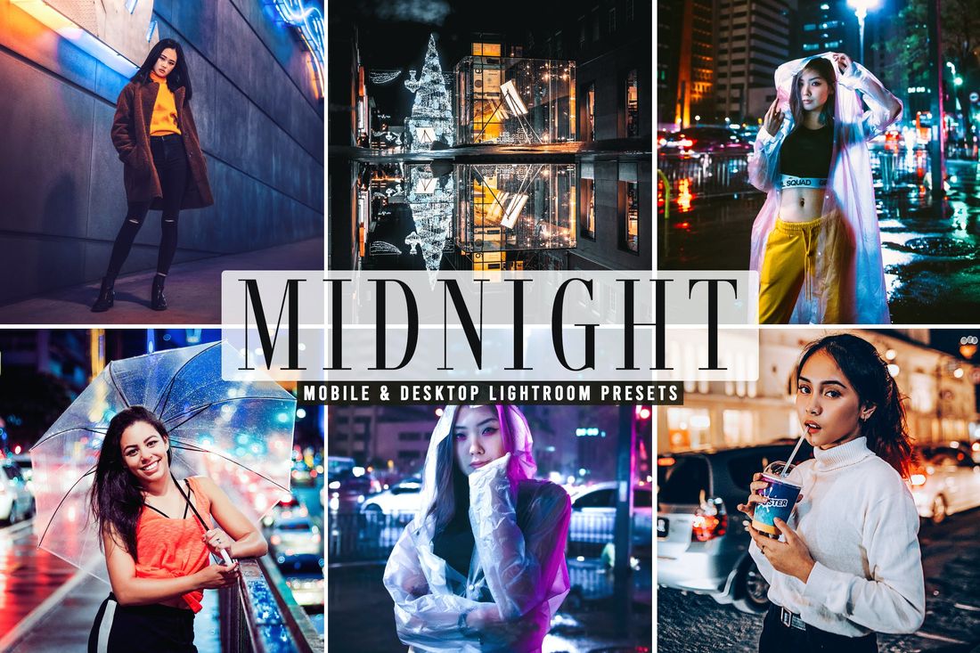 Midnight Mobile & Desktop Lightroom Presets
