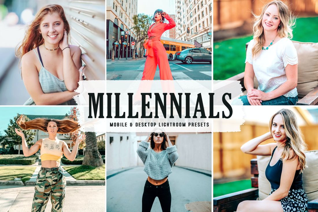 Millennials Mobile & Desktop Lightroom Presets