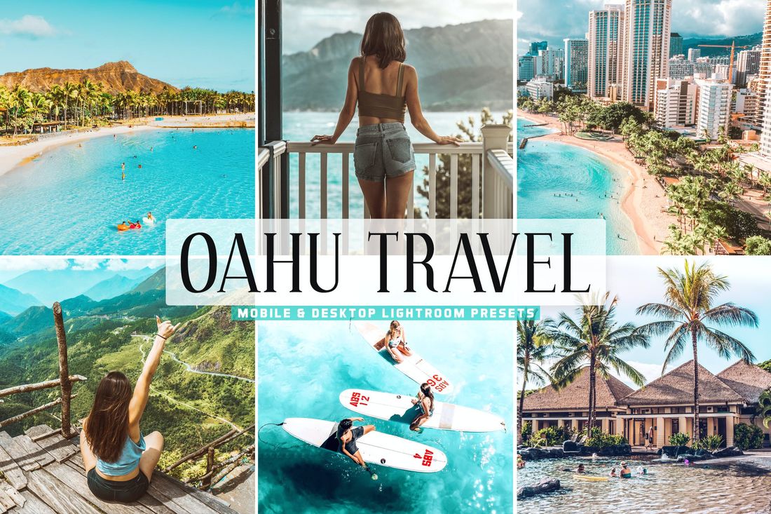 Oahu Travel Mobile & Desktop Lightroom Presets