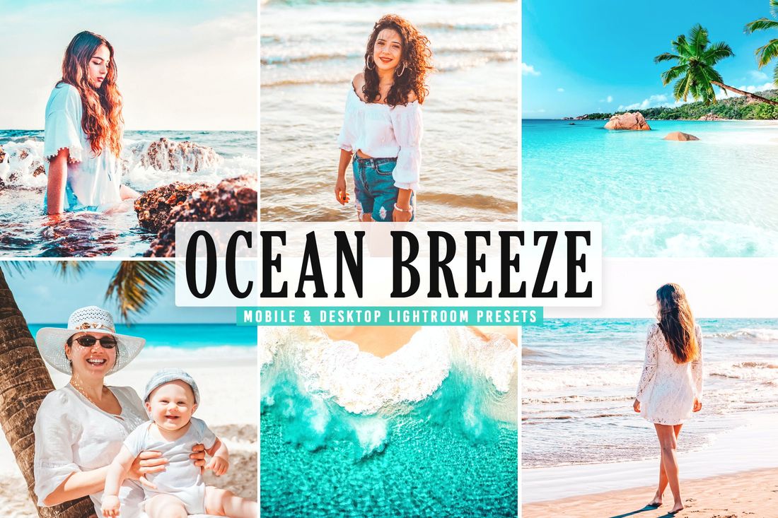 Ocean Breeze Mobile & Desktop Lightroom Presets