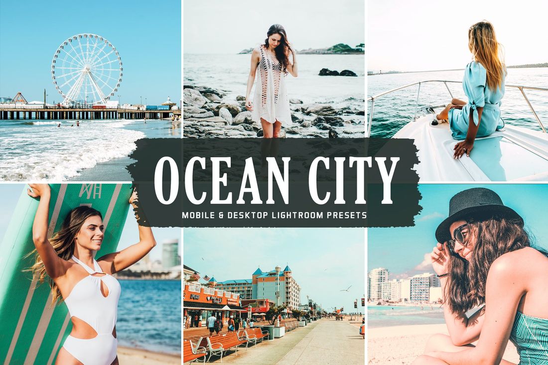 Ocean City Mobile & Desktop Lightroom Presets