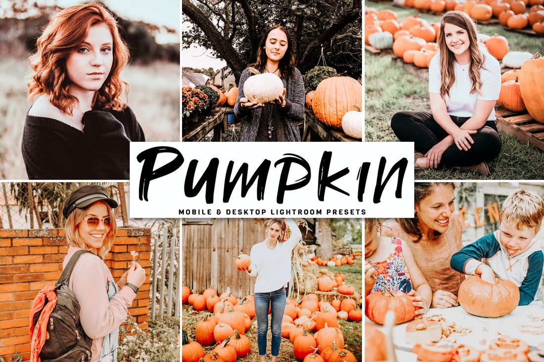 Pumpkin Mobile & Desktop Lightroom Presets
