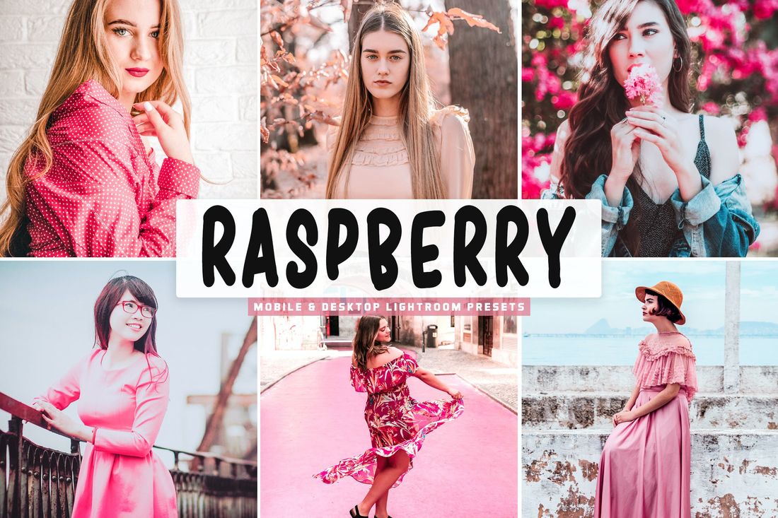 Raspberry Mobile & Desktop Lightroom Presets