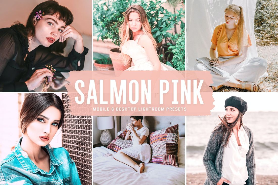 Salmon Pink Mobile & Desktop Lightroom Presets