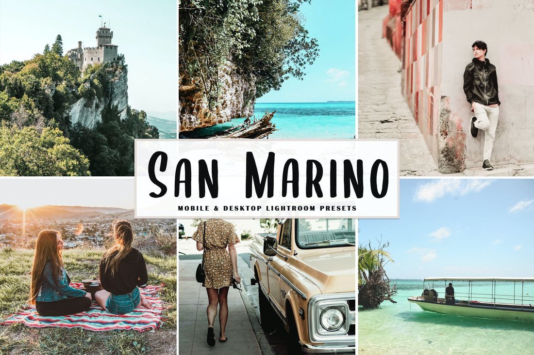 San Marino Mobile & Desktop Lightroom Presets