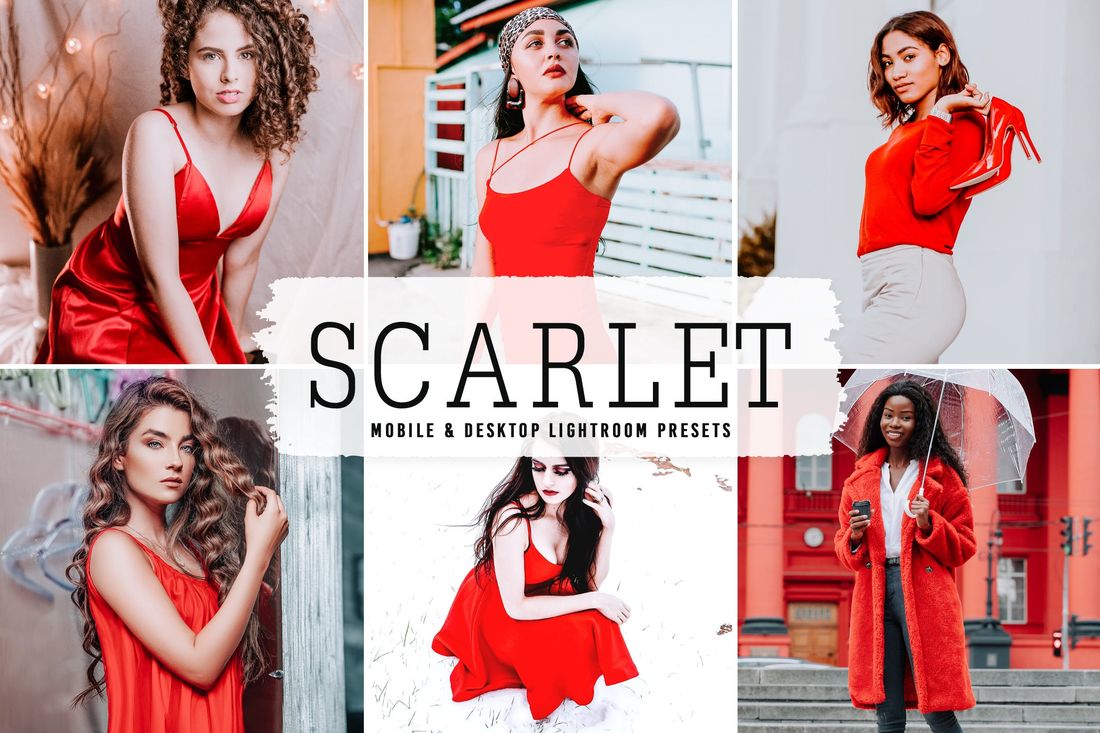 Scarlet Mobile & Desktop Lightroom Presets