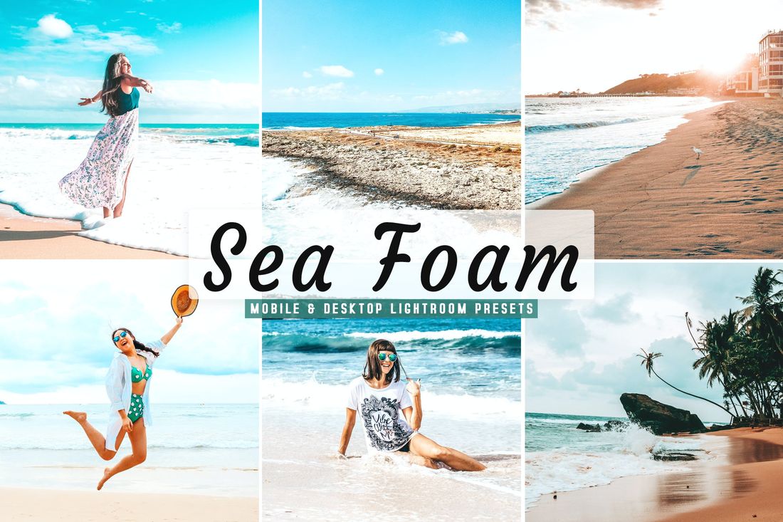Sea Foam Mobile & Desktop Lightroom Presets