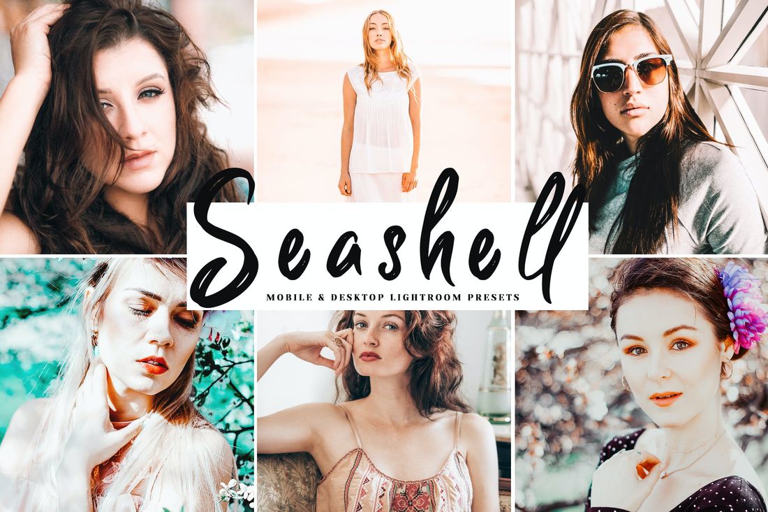 Seashell Mobile & Desktop Lightroom Presets