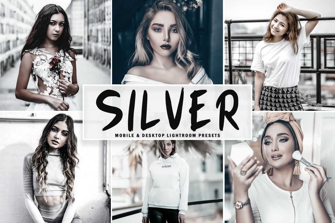 Silver Mobile & Desktop Lightroom Presets