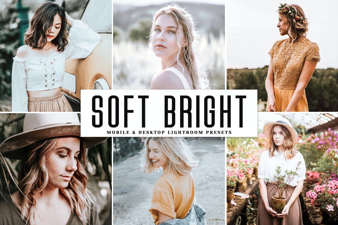 Soft Bright Mobile & Desktop Lightroom Presets