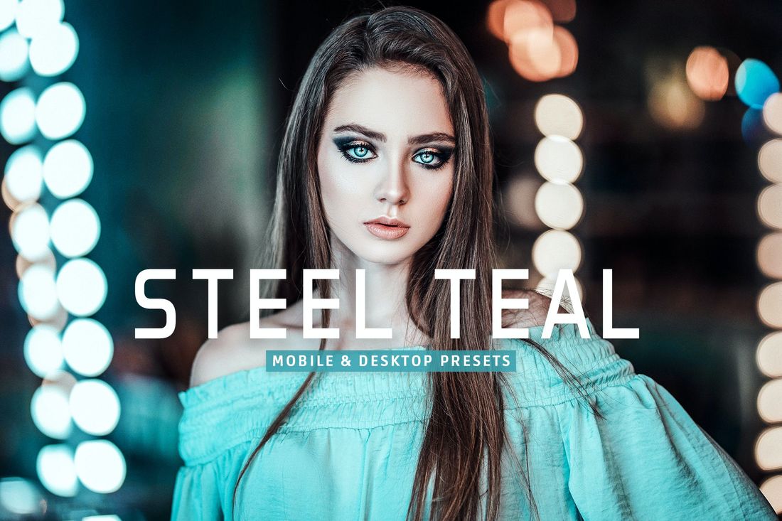 Steel Teal Mobile & Desktop Lightroom Presets