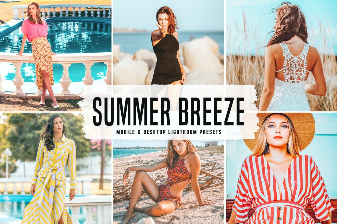 Summer Breeze Mobile & Desktop Lightroom Presets