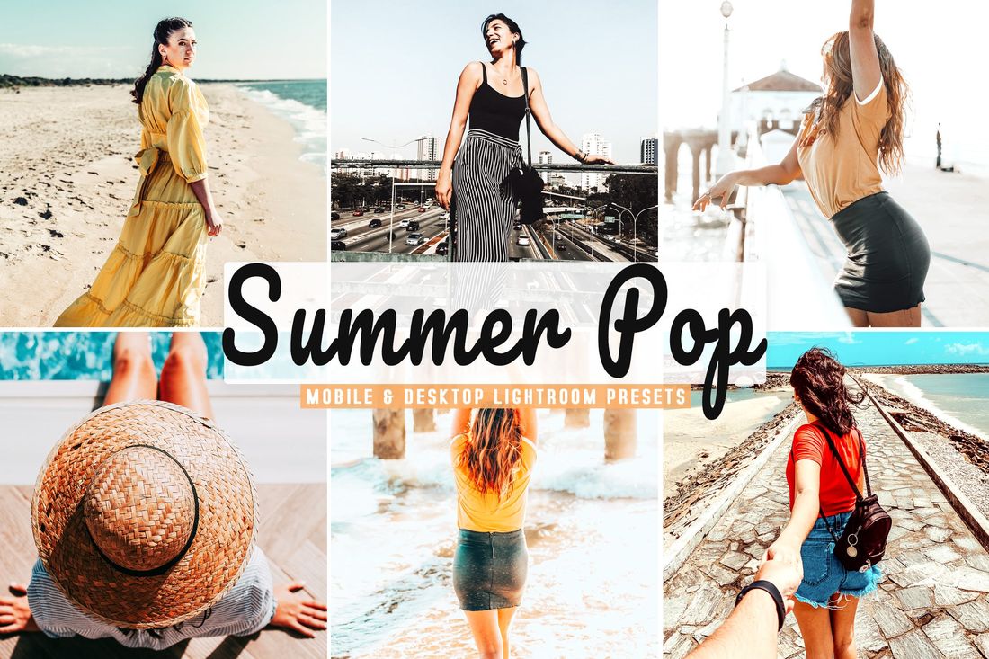 Summer Pop Mobile & Desktop Lightroom Presets