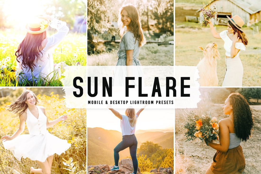 Sun Flare Mobile & Desktop Lightroom Presets V2