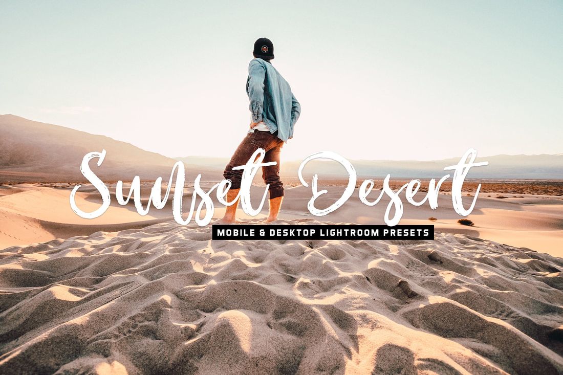 Sunset Desert Mobile & Desktop Lightroom Presets