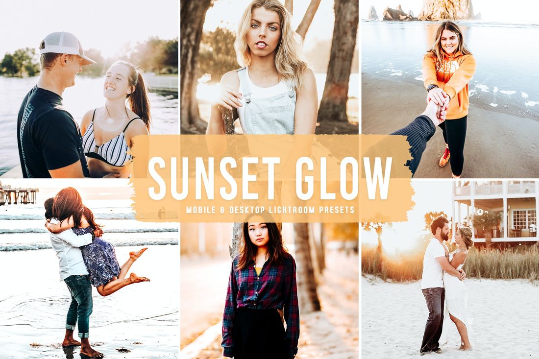 Sunset Glow Mobile & Desktop Lightroom Presets
