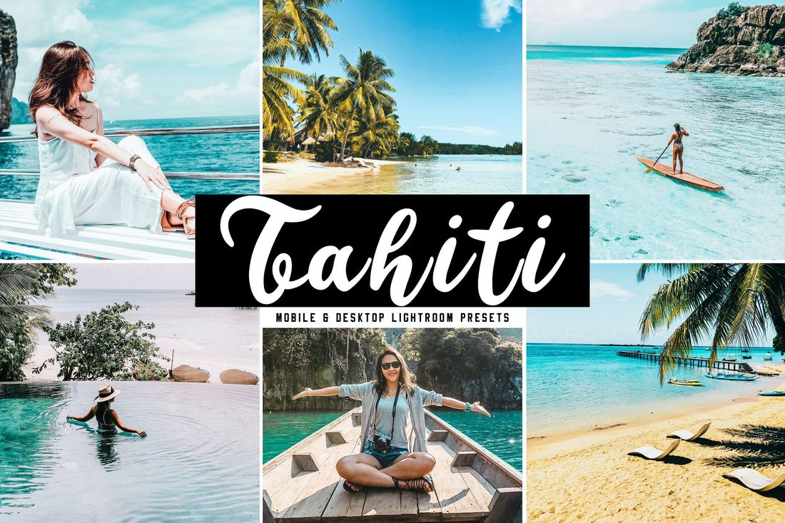 Tahiti Mobile & Desktop Lightroom Presets