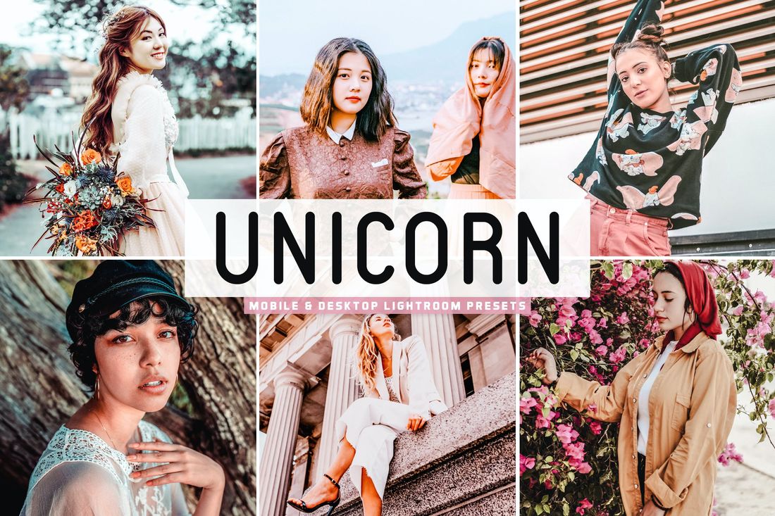 Unicorn Mobile & Desktop Lightroom Presets
