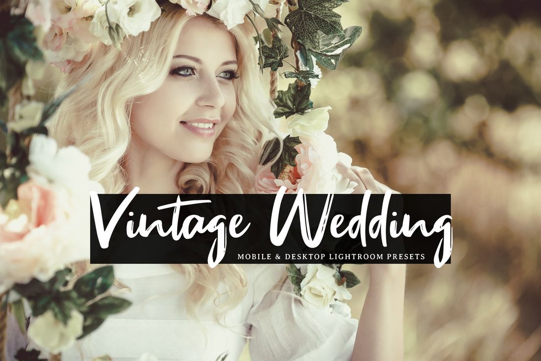 Vintage Wedding Mobile & Desktop Lightroom Presets
