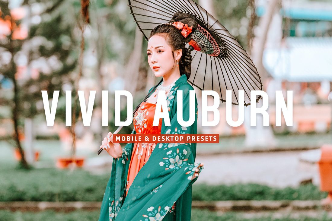 Vivid Auburn Mobile & Desktop Lightroom Presets