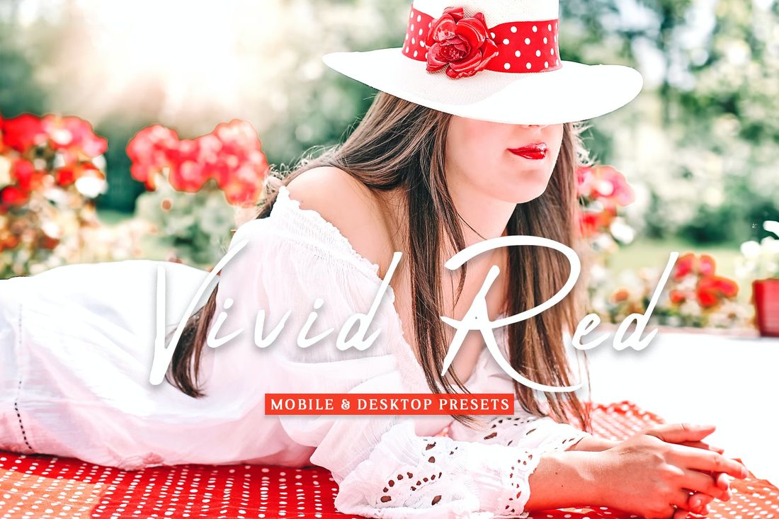 Vivid Red Mobile & Desktop Lightroom Presets