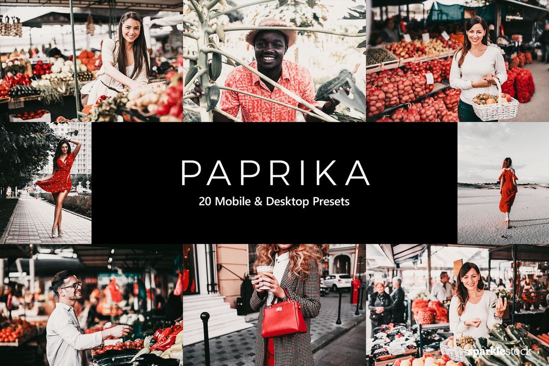 20 Paprika Lightroom Presets & LUTs