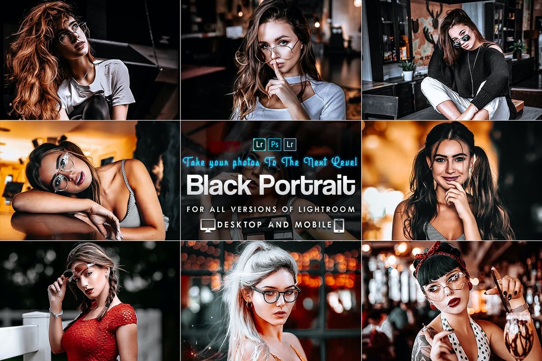 Black Tones Portrait Lightroom Prestes