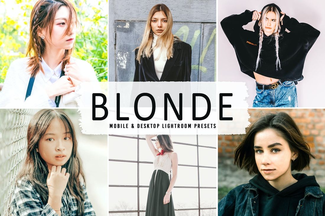 Blonde Mobile & Desktop Lightroom Presets