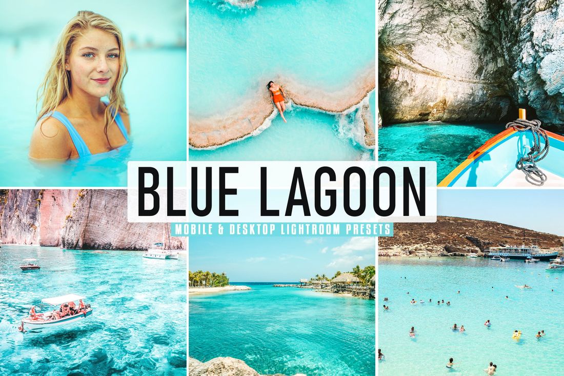 Blue Lagoon Mobile & Desktop Lightroom Presets