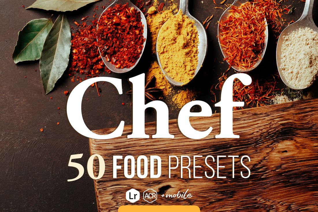 Chef Food Presets for Desktop & Mobile