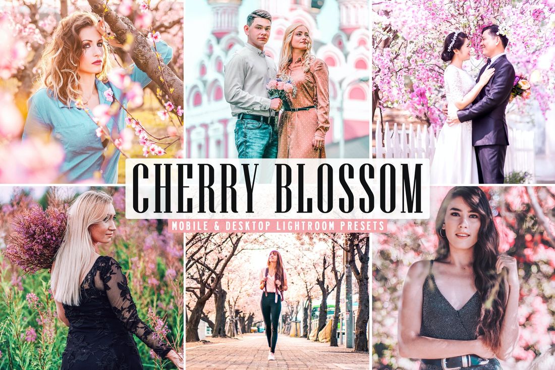 Cherry Blossom Mobile & Desktop Lightroom Presets