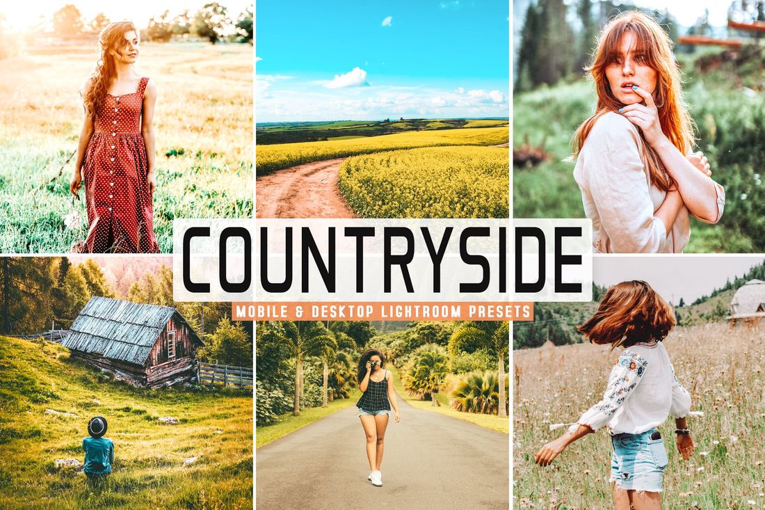 Countryside Mobile & Desktop Lightroom Presets