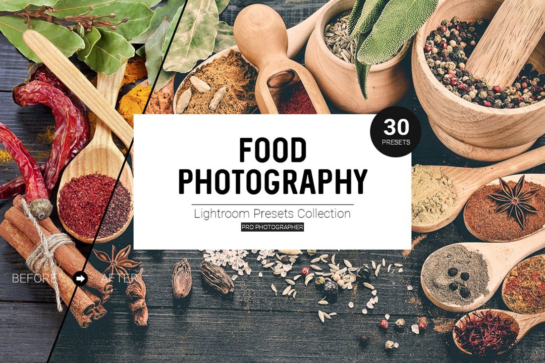 Food Photography Lightroom Presets