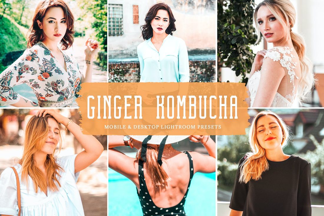 Ginger Kombucha Mobile & Desktop Lightroom Presets
