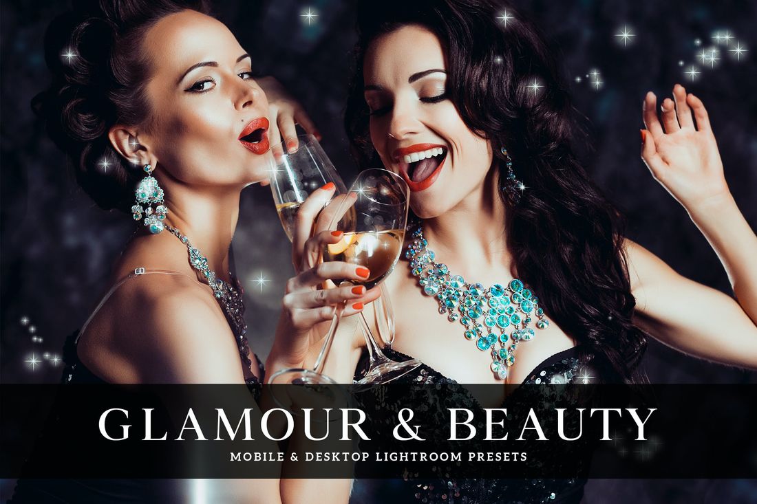 Glamour & Beauty Mobile & Desktop Lightroom Preset