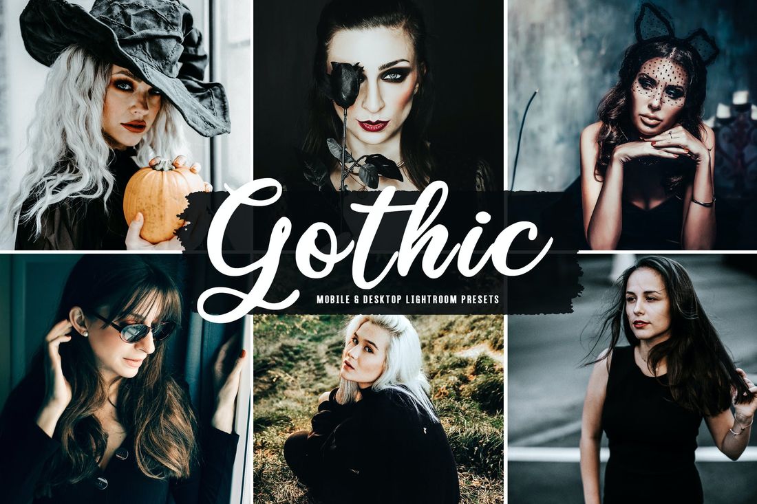 Gothic Mobile & Desktop Lightroom Presets