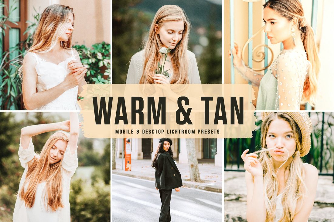 Warm & Tan Mobile & Desktop Lightroom Presets