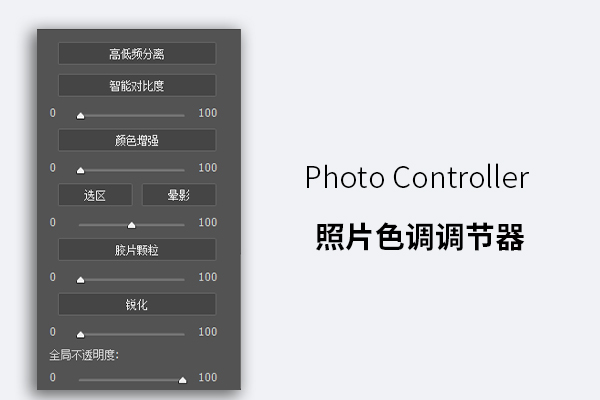 Photo Controller Photoshop panel 照片色调调节器